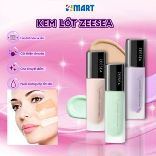 Kem lót Zeesea trang điểm kiềm dầu, nâng tông, che khuyết điểm, Lâu Trôi, Phù Hợp Mọi Loại Da.