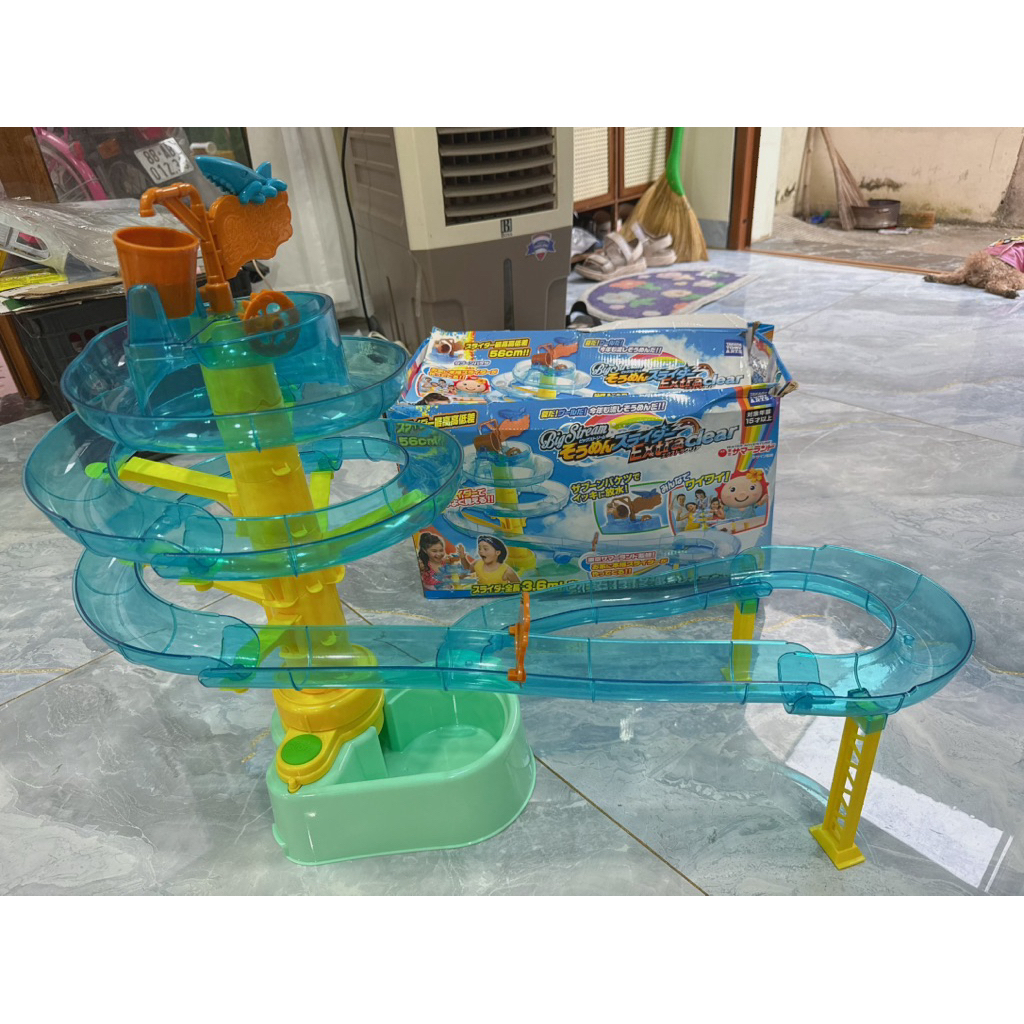 Đồ chơi cầu máng trượt nước mì somen Nagashi Big Stream Somen Slider Extra