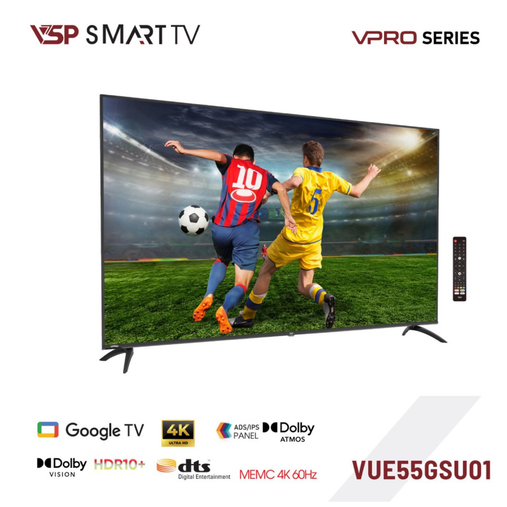 VSP Smart Tivi 55inch VUE55GSU01 VPro 4K-UHD