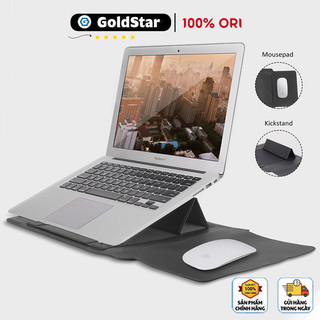 GOLDSTAR Bao Da Macbook Đa Năng Có Đế Kê Bảo Vệ Máy Chống Trầy Xước, Nước Túi Chống Sốc Laptop