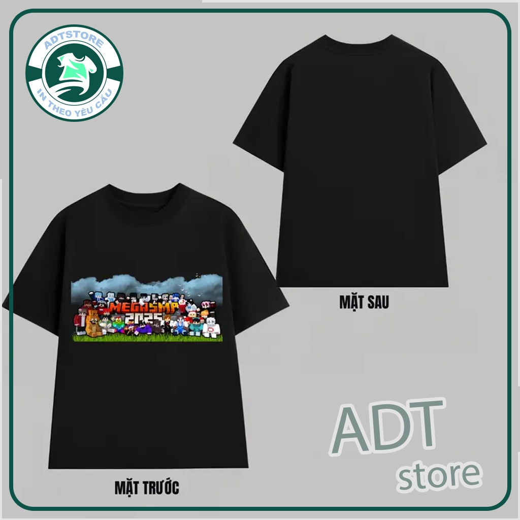 Áo thun Mega SMP - One Piece Luffy Gear 5 Wanted mẫu mới