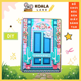  Cuốn Sách Toca Boca Cinnamon Dog yên tĩnh ngôi nhà búp bê đồ chơi thủ công ngôi nhà giấy 