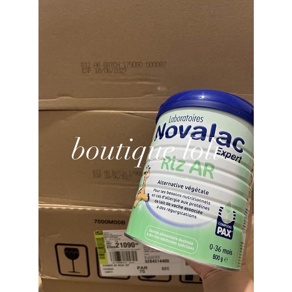 [BAY AIR - ĐỦ BILL] SỮA GẠO NOVALAC RIZ AR 800g