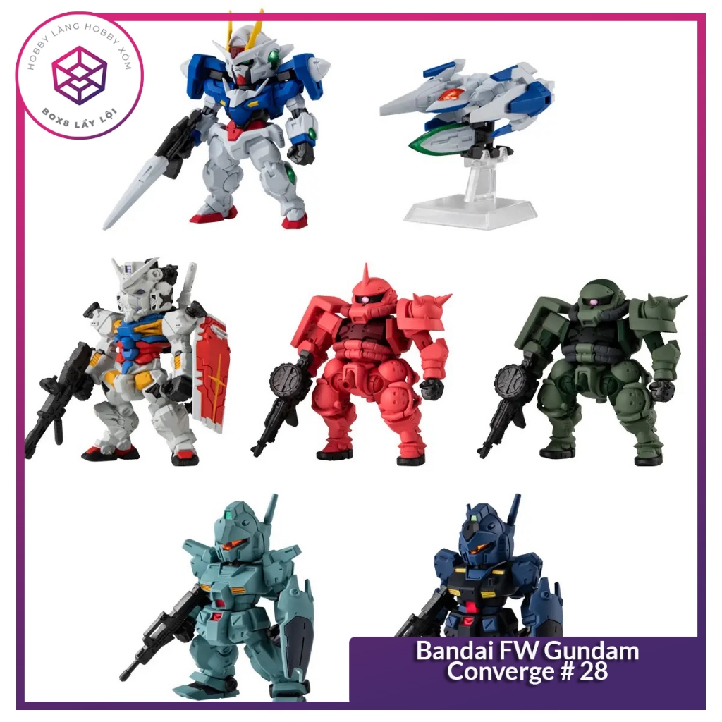 Mô hình Gundam Bandai FW Gundam Converge # 28 Full Set [GDB] [FCH]