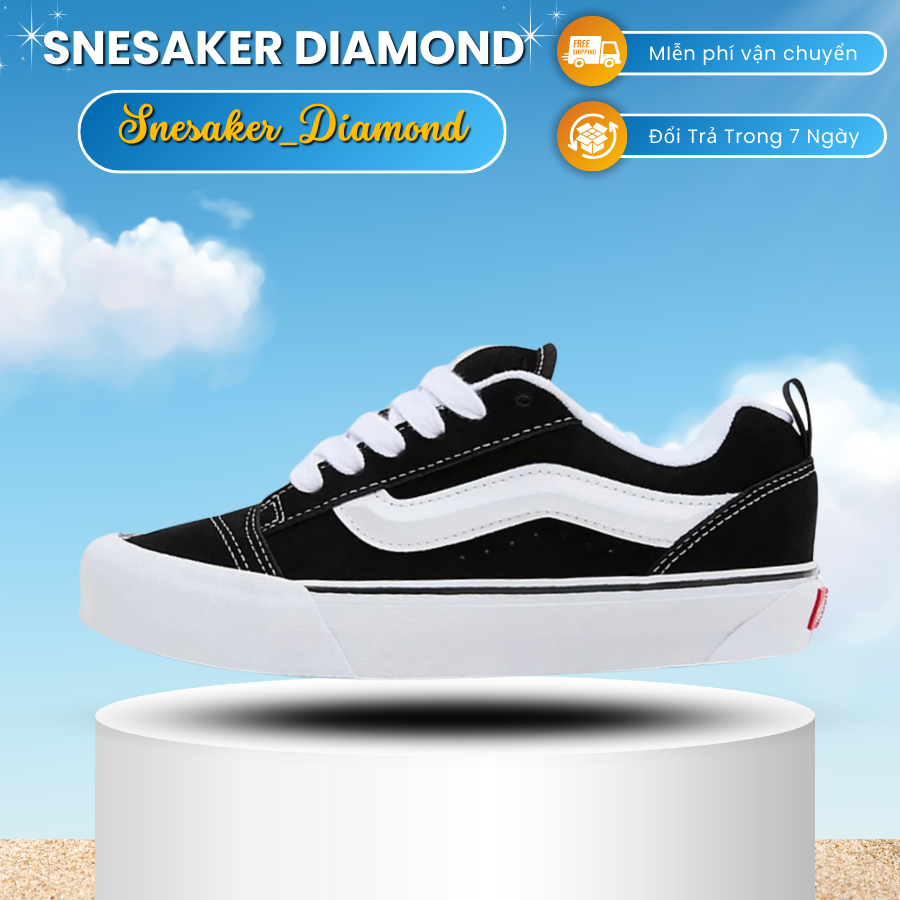 Giày Vans Knu Skool Các Phối Màu Basic Hottrend, Giày Vans Knu Nam Nữ Bản Cao Cấp Full Box