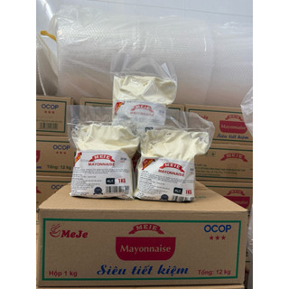 (MỚI) Combo 3túi 1kg sốt mayonnaise SIÊU TIẾT KIỆM Meje