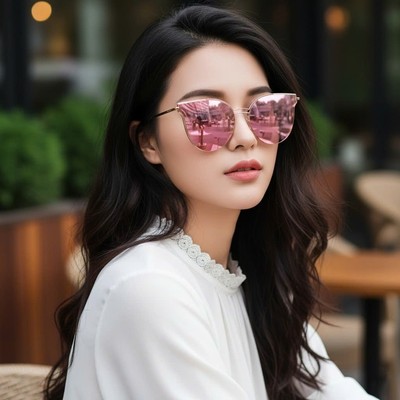 Kính Mát Nữ BOLON Chống UV, Kính Mát Nhựa, Kính Mát Tròn, Kính Mát Thời Trang