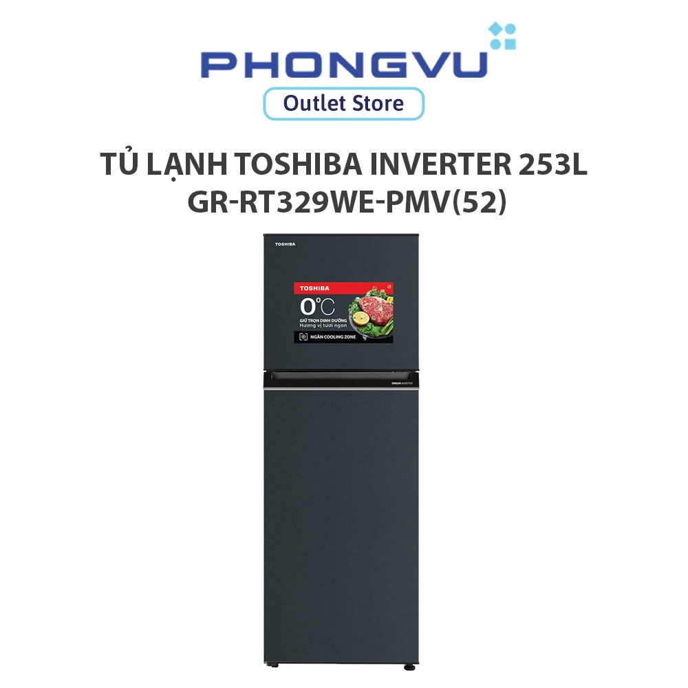 Tủ lạnh Toshiba Inverter 253 lít GR-RT329WE-PMV(52) - Bảo hành 24 tháng