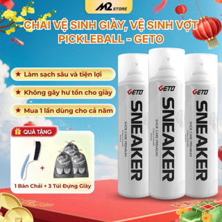  Combo 3 chai xịt tạo bọt vệ sinh giày Sneaker Geto cao cấp xịt làm sạch giày khô nhanh khử mùi hôi 