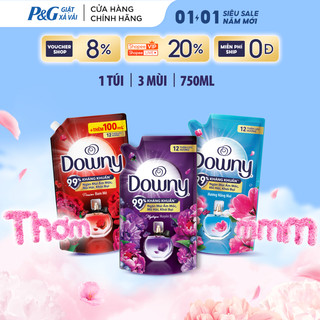  Nước Xả Vải DOWNY Với Hương Thơm: Nắng Mai 800ml  Huyền Bí 750ml  Đam Mê 750ml 