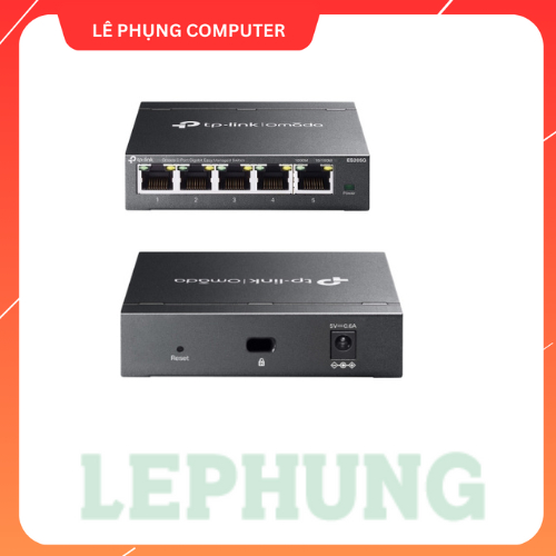 ES205G/ES208G /Bộ chia mạng 1Gb Omada Gigabit TP-Link | VLAN | App Omada | Cắm và chạy | Vỏ kim loại