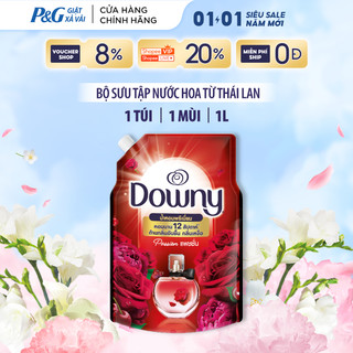  Nước Xả Vải Đậm Đặc DOWNY Hương Nước Hoa Cao Cấp Đam Mê Túi 1L MỚI! 