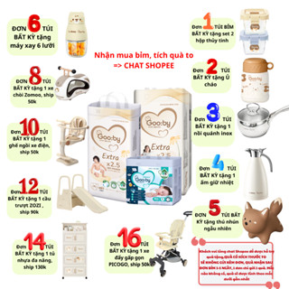   LIVE KOL  Tã bỉm quần dán Gooby Extra Premium size M58 L52 XL50 XXL46 cho bé từ 6kg - 24kg  MECAHEO  