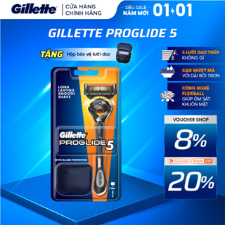  Dao Cạo Râu GILLETTE Proglide Cạo Chuẩn Xác 5 Lưỡi 