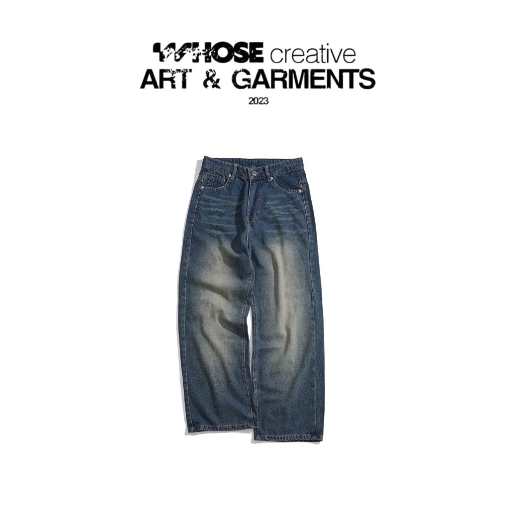 SLATE WIDE STRAIGHT JEANS WHOSE - Quần jeans ống đứng Whose Studio 1798