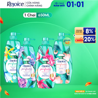  Dầu Gội REJOICE Hương Nước Hoa Mẫu Đơn  Hoa Hồng  Hoa Ly Ly  Dâu Tây Trắng - Chai 650 632,3 ML 