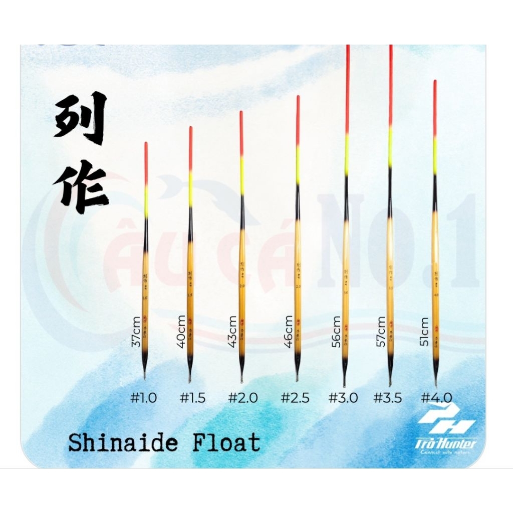 [ Có kèm theo 1 gói chì đồng / không kèm chì ] Phao câu ISO hãng Pro Hunter - Phao SHINAIDE FLOAT