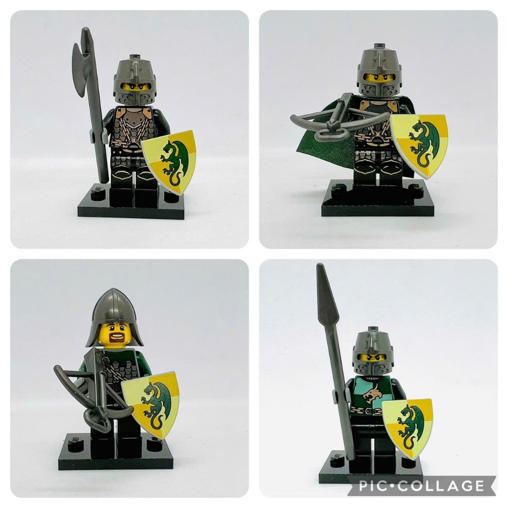 LEGO MINIFIGURES - ĐỒ CHƠI LẮP RÁP LÍNH RỒNG XANH - GREEN DRAGON KNIGHT