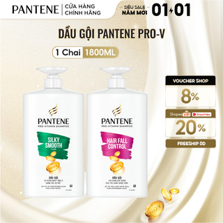  Dầu Gội PANTENE Pro-V Ngăn Rụng Tóc  Suôn Mượt Óng Ả - Chai 1800ML 