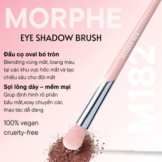 Cọ Tán Mắt – Nhấn Hốc Mắt – Highlight Mũi Morphe Eye Shadow M182 – Lông Siêu Mềm, Bám Phấn Tốt