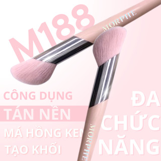 Cọ Tán Nền – Má Hồng Kem – Tạo Khối Morphe Blush and Contour Brush M188 – Đầu Cọ Vát Xéo Ôm Mặt