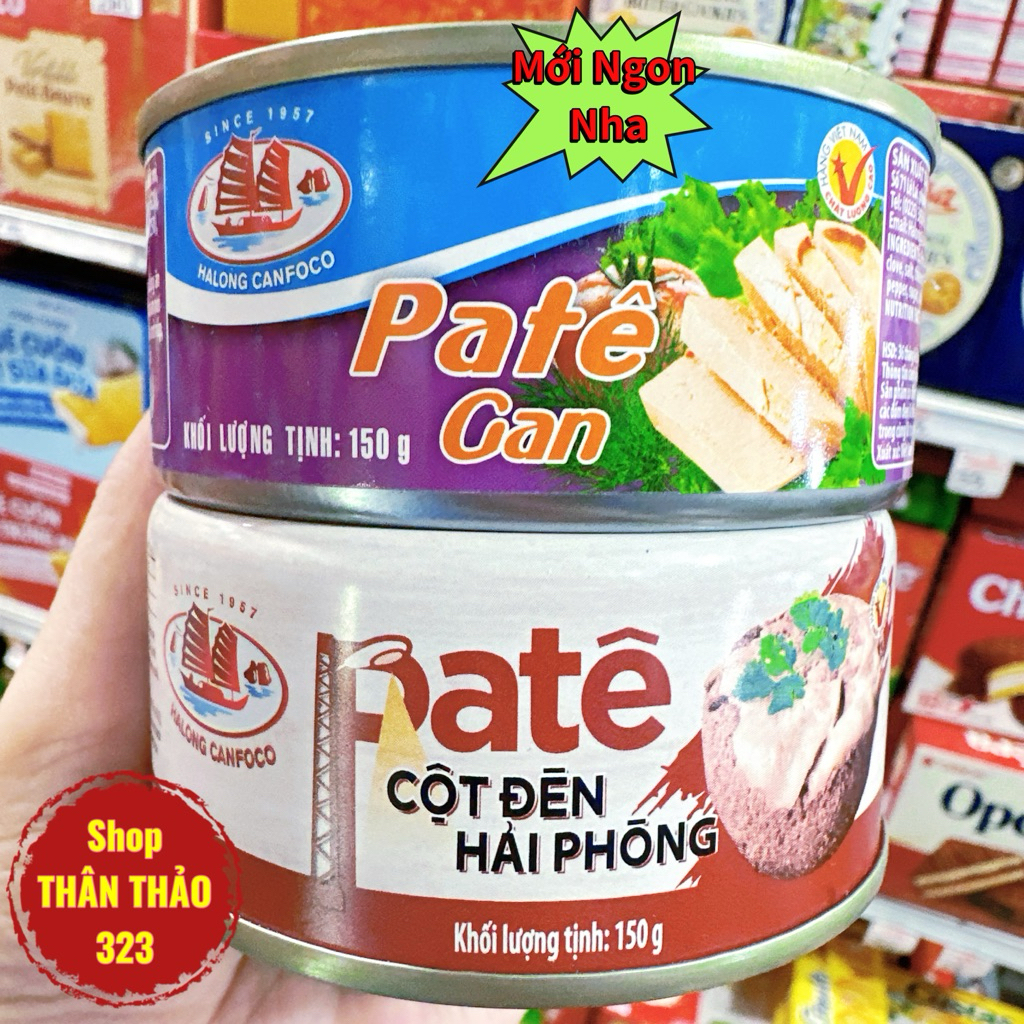 T04/2028- Patê GAN Hạ Long, Peêt Cột Đèn - Pork Liver Paste 150g