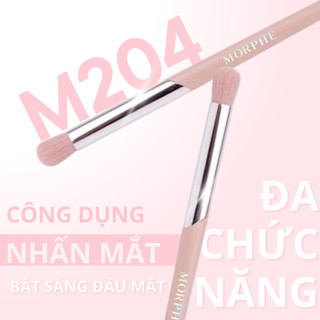 Cọ Blend Son Môi/ Nhấn Nhũ/ Hightlight Nhỏ/ Nhấn Mắt Đầu Tròn Morphe Eye Shadow M204
