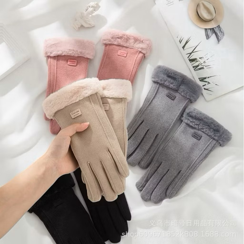 GĂNG TAY NỈ LÓT LÔNG BÊN TRONG GIỮ ẤM TỐT HÀNG CÓ SẴN