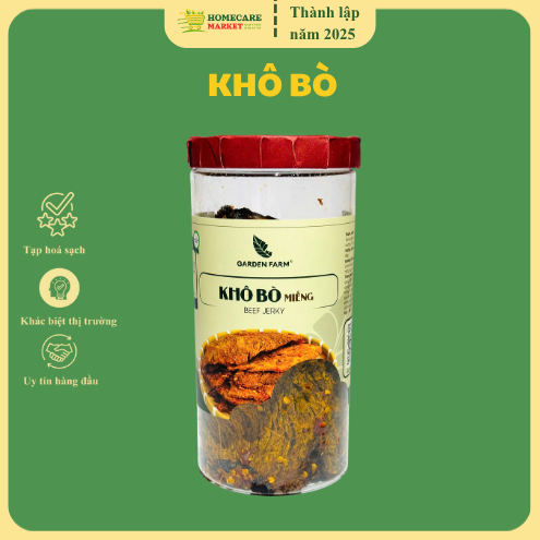 Khô bò miếng GARDEN FARM 350G