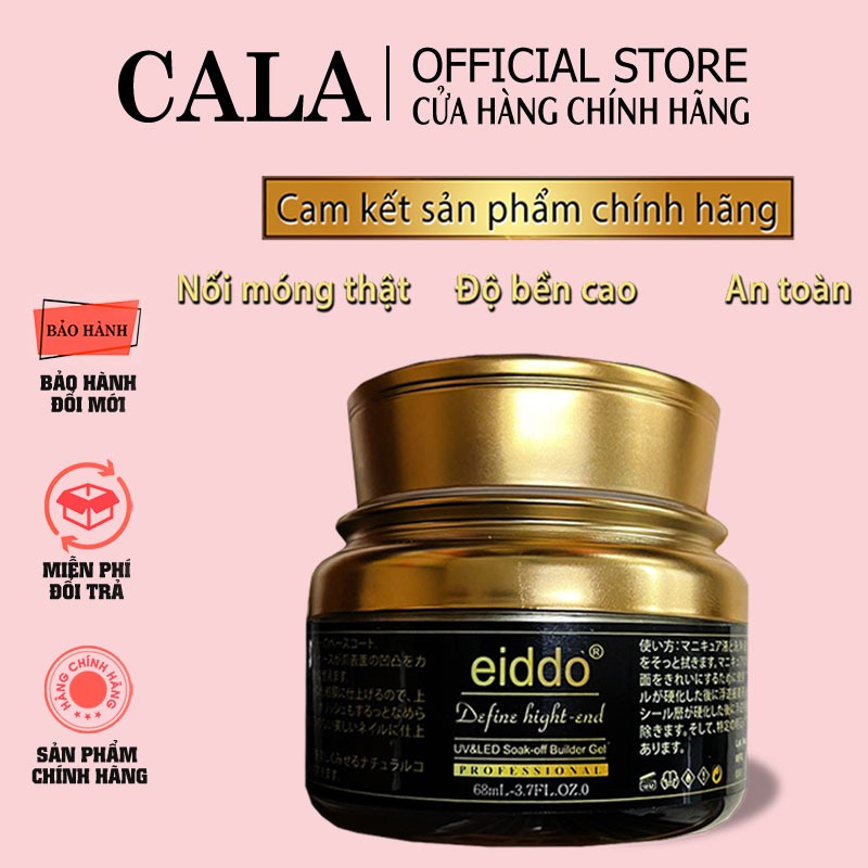 Gel đắp móng EIDDO không nóng, không chảy eiddo chính hãng - gel lạnh đắp móng siêu đặc , gel chuyên