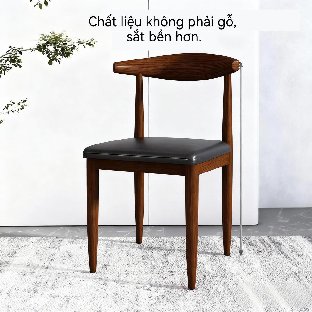 ALOVE Ghế sừng bò cao cấp kiểu Bắc Âu Thiết kế hiện đại dùng phòng khách phòng ăn quán cafe | BigBuy360 - bigbuy360.vn