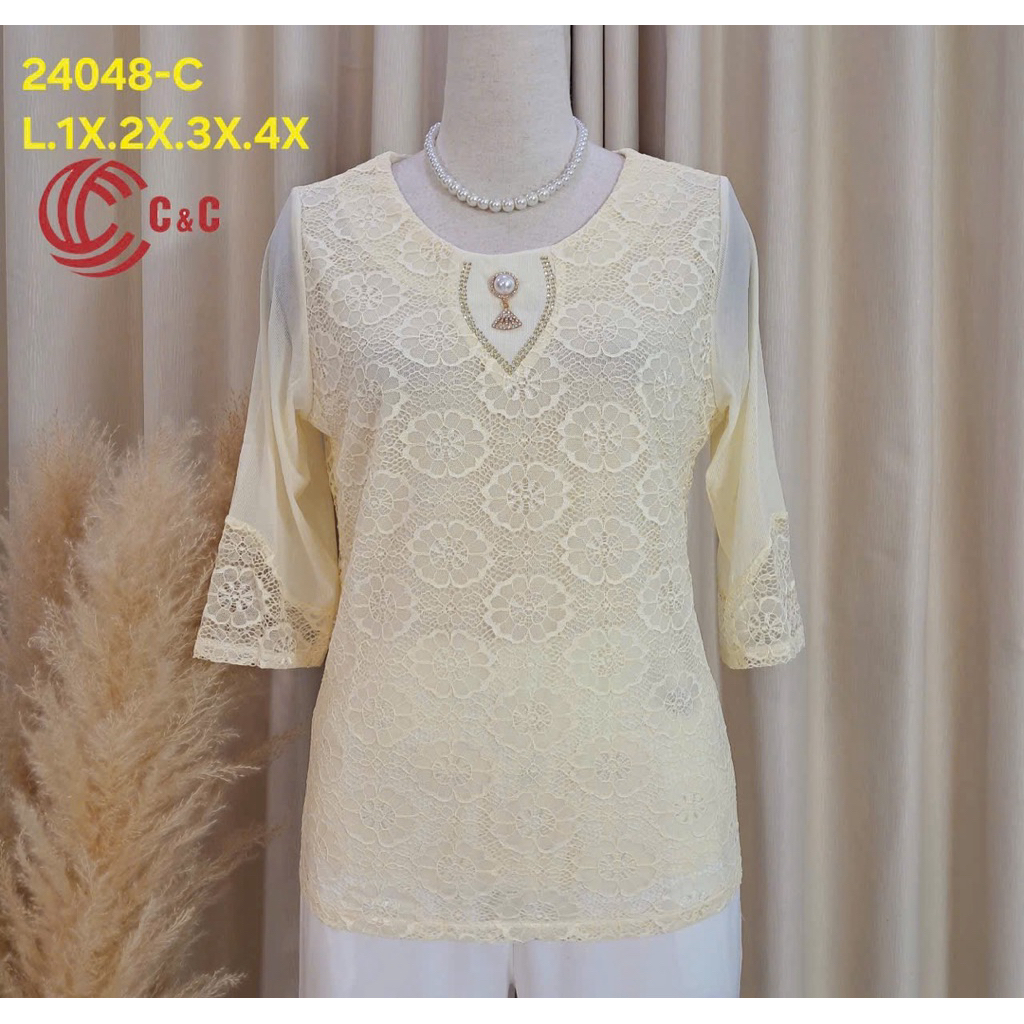 Áo Kiểu Nữ Chất Thun Lưới Cao Cấp 5 Size 50-90kg