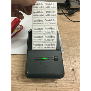 Máy in tem nhãn dán MaxPrinter P2 kết nối Bluetooth không dây