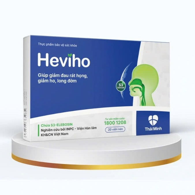 HEVIHO -  Hỗ trợ giảm ho từ thảo dược - Hộp 20 viên