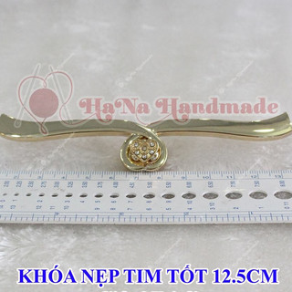 Khóa Nẹp Tim 12.5cm (Màu: Vàng, Đen) 40k/cái