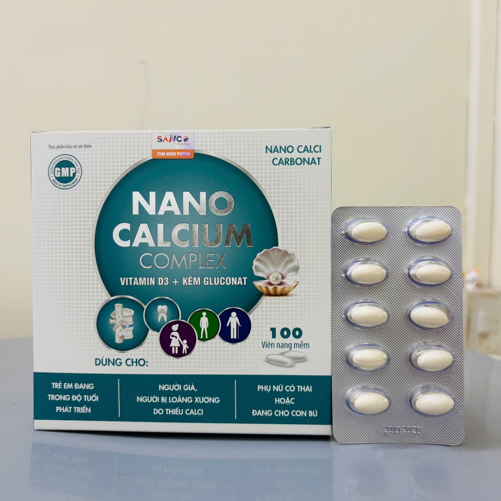 Nano Calcium Complex - bổ sung Canxi Magie Kẽm giá rẻ