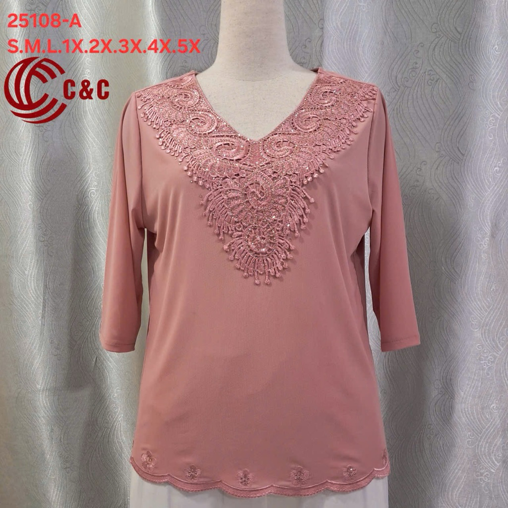 BIG SIZE 100Kg- Áo Kiểu Nữ Trung Niên Hàng Quảng Châu Cao Cấp 7 Size 48-100kí