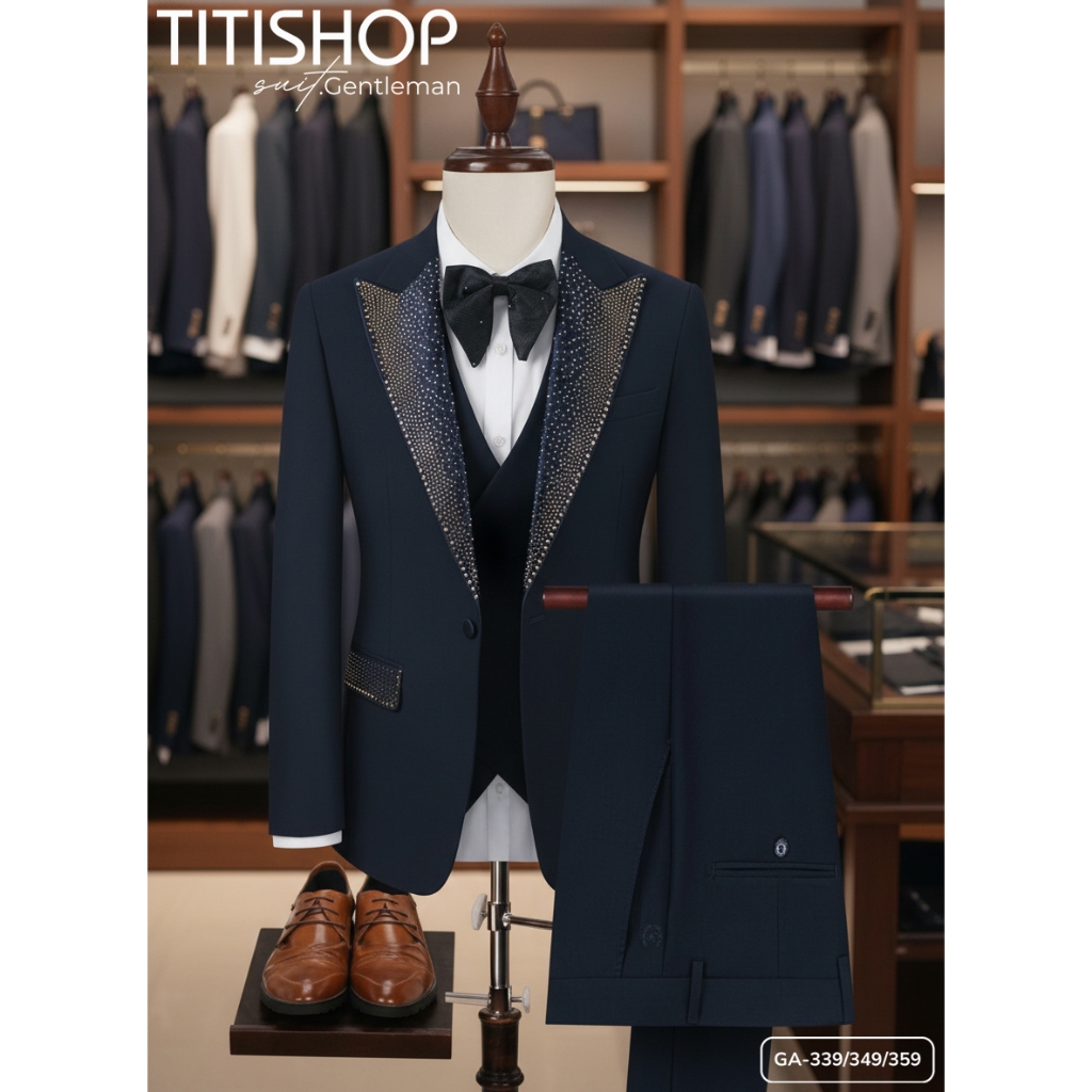 ( Đặt Nhanh ) Áo Vest Nam Đính Đá , Vest Nam Hoa Văn , Suit Nam , Vest nam đi tiệc , Vest Nam Sự Kiệ
