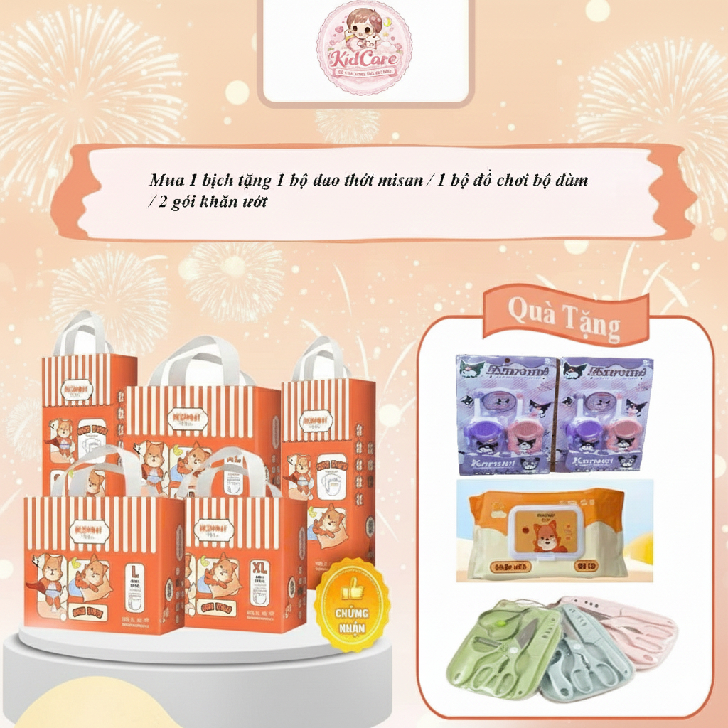 [Mới] Tã quần/Dán Momoji Air Dry, mềm mịn, mỏng, thoáng khí, thoát ẩm tốt khô thoáng cả ngày