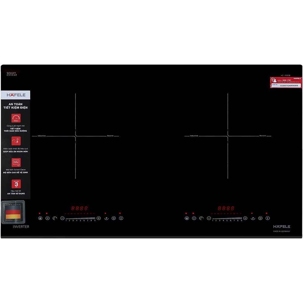 Bếp từ 2 vùng nấu Hafele HC-I7325B