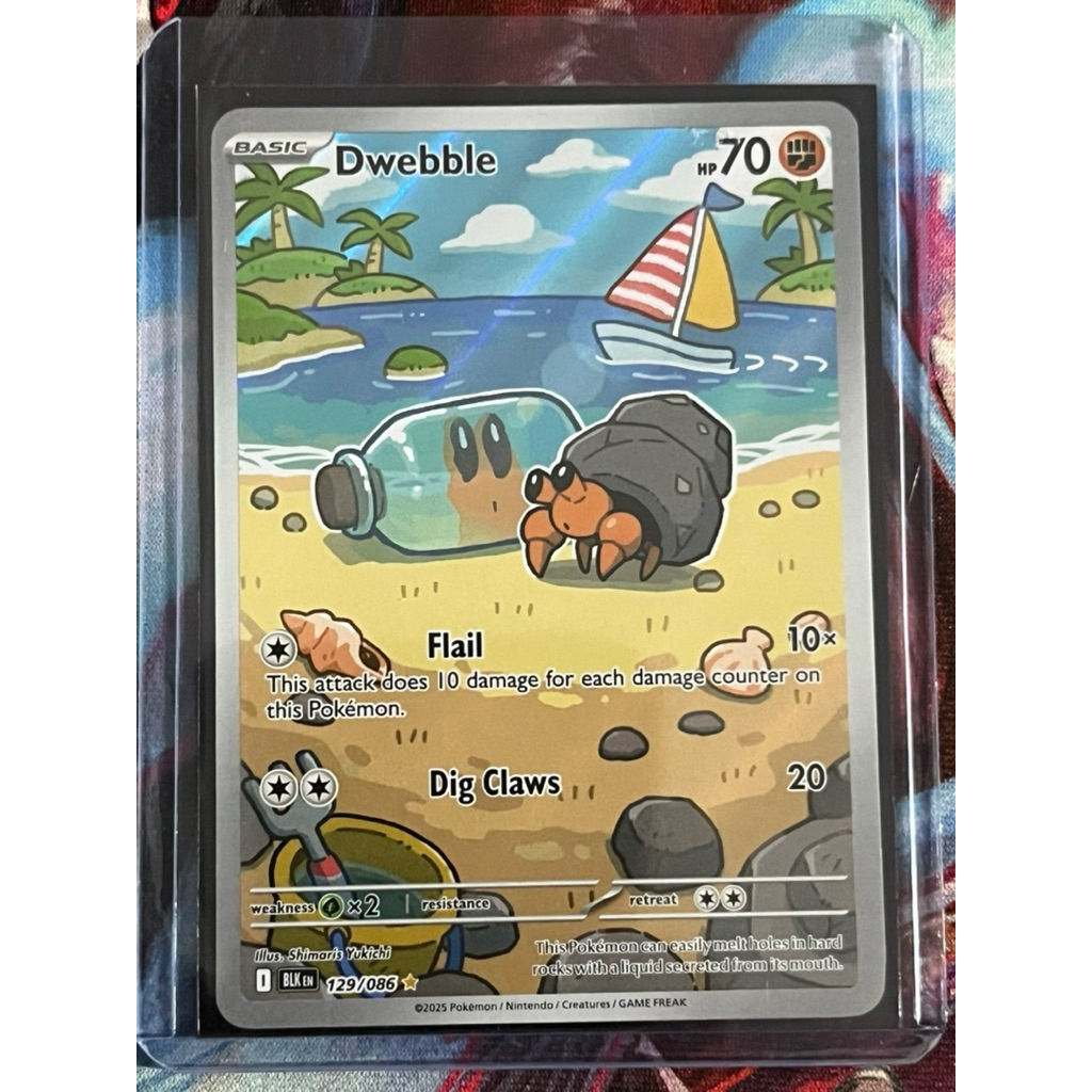 Thẻ Tiếng Anh - Pokemon Dwebble