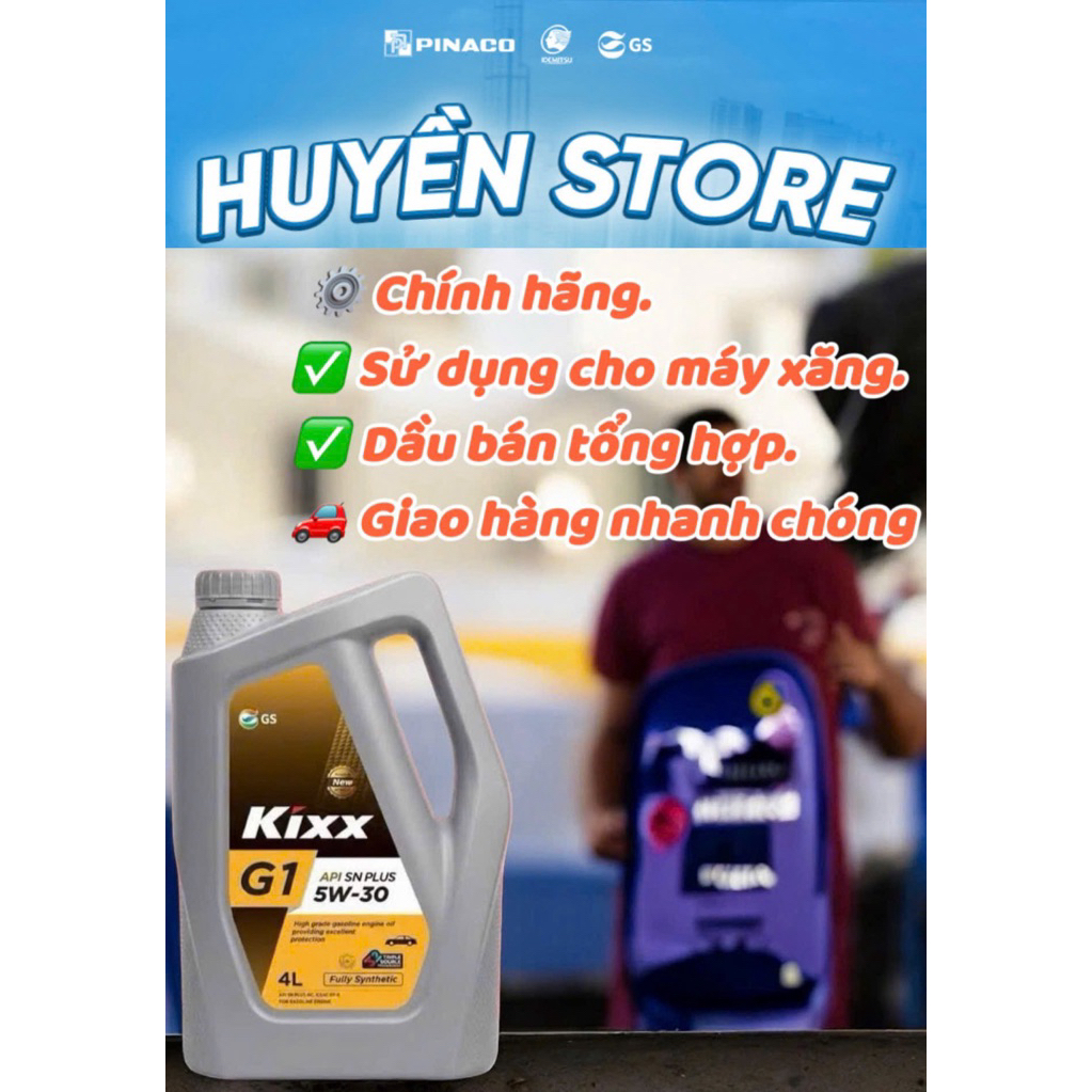 KIXX SN PLUS 5W30 Can 4L ( Nhựa )