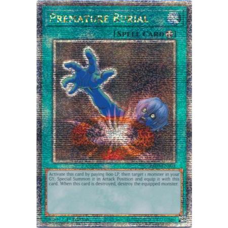 Premature Burial (Quarter Century Secret Rare) (RA03-EN103) - Quarter Century Bonanza Quarter Centur