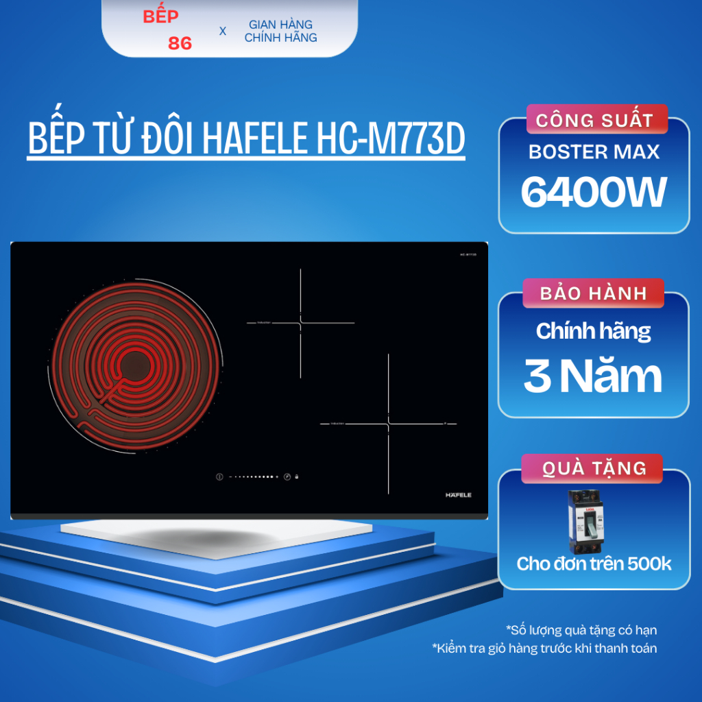 Bếp điện từ Hafele HC-M773D | 536.61.705 | Nhập khẩu Tây Ban Nha
