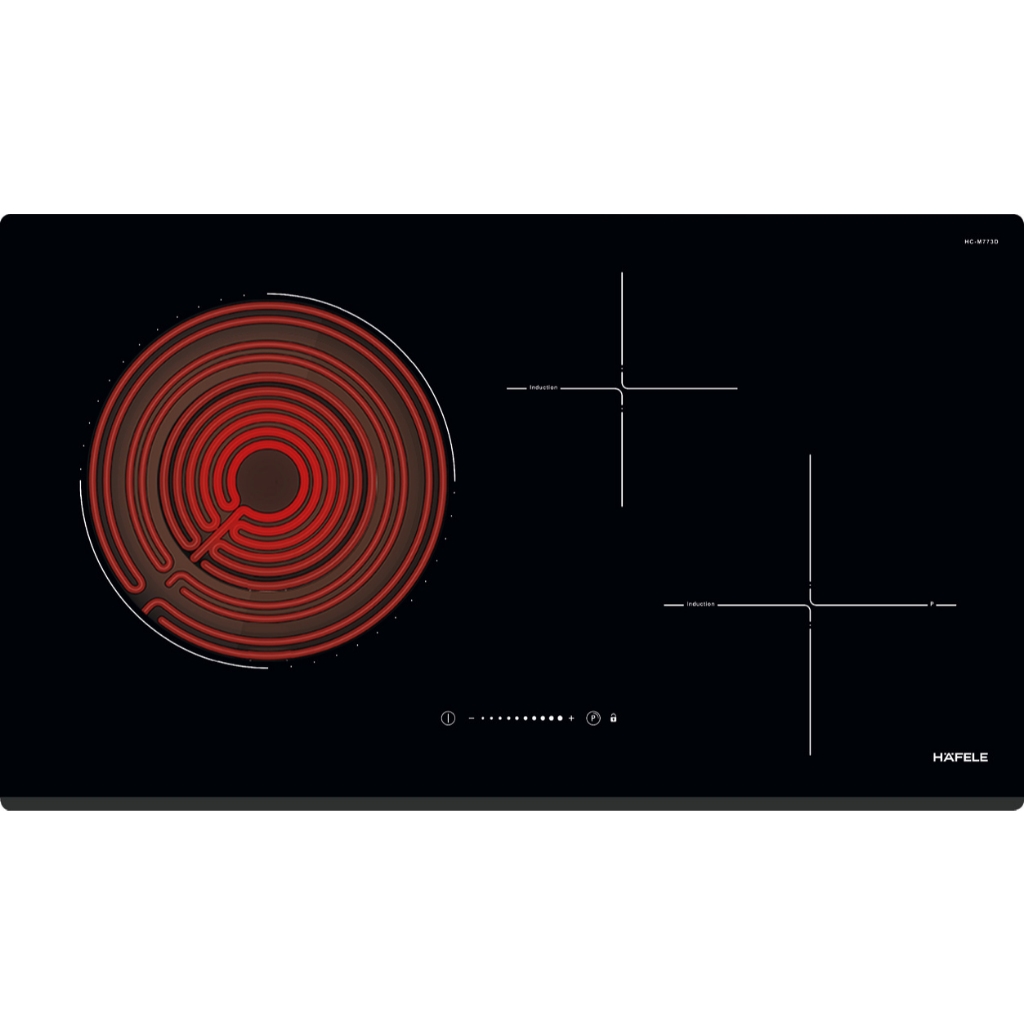 Bếp hỗn hợp điện từ 3 vùng nấu Hafele HC-M773D | 536.61.705