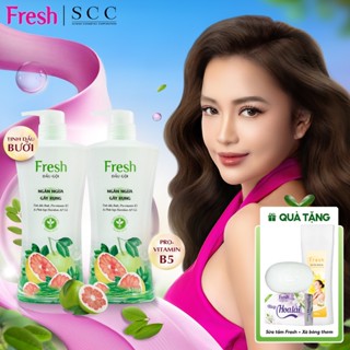  Combo 2 Dầu gội Fresh Giảm gãy rụng tinh dầu Bưởi 650g chai 