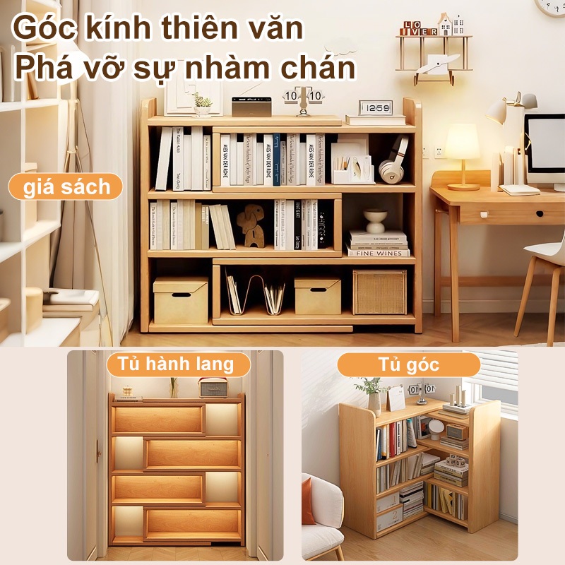 ALVIN Tủ đựng đồ đa năng Tủ giày dép bằng gỗCó thể thu gọn và kéo dài hoặc thu gọn ở các góc | BigBuy360 - bigbuy360.vn