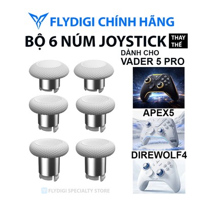 [Chính Hãng] Flydigi Bộ 6 Núm Joystick thay đổi chiều cao dành cho tay cầm Flydigi Apex 5 / Direwolf 4 / Vader 5 Pro