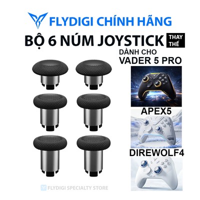 [Chính Hãng] Flydigi Bộ 6 Núm Joystick thay đổi chiều cao dành cho tay cầm Flydigi Apex 5 / Direwolf 4 / Vader 5 Pro