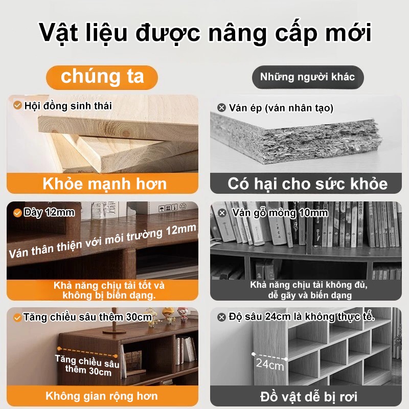 ALVIN Kệ để sách Kệ sách đặt sàn chắc chắn và ổn định bảo hành không hư hỏng | BigBuy360 - bigbuy360.vn